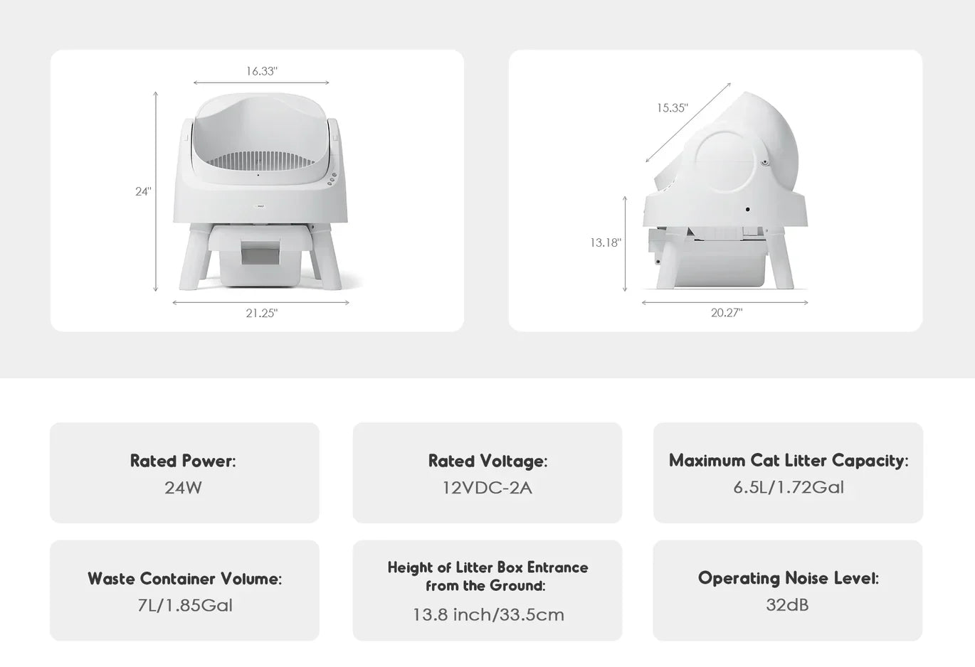 Autoscooper 11 Open-Top Self-Cleaning Litter Box