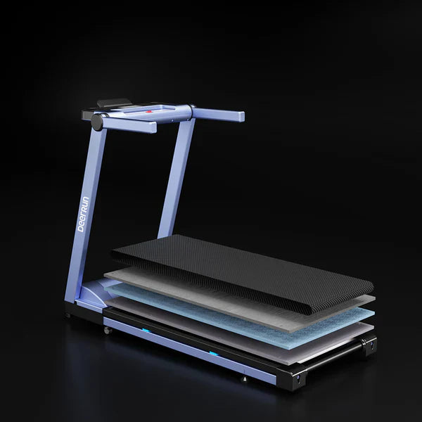 DeerRun A1 Pro Folding Smart Treadmill with 6% Incline - 16kph, 150kg