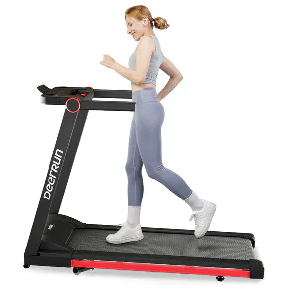 DeerRun A1 Pro Folding Smart Treadmill with 6% Incline - 16kph, 150kg