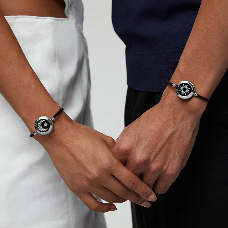 Sun & Moon Touch Bracelets with Milan Rope