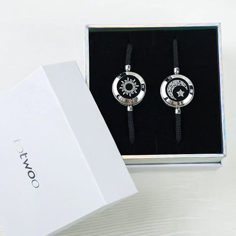 Sun & Moon Touch Bracelets with Milan Rope