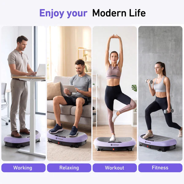 DeerRun® High-Power Full‑Body Vibration Plate Workout