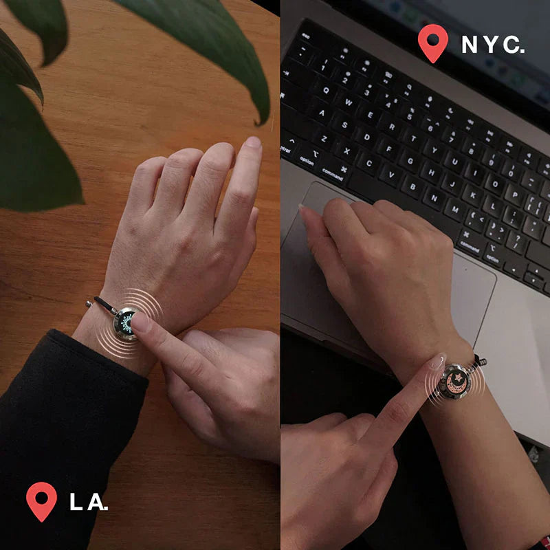 Sun & Moon Touch Bracelets with Milan Rope
