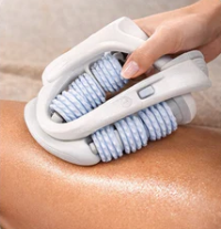 Step1: Massage Use the massager to stimulate circulation and prep the skin.